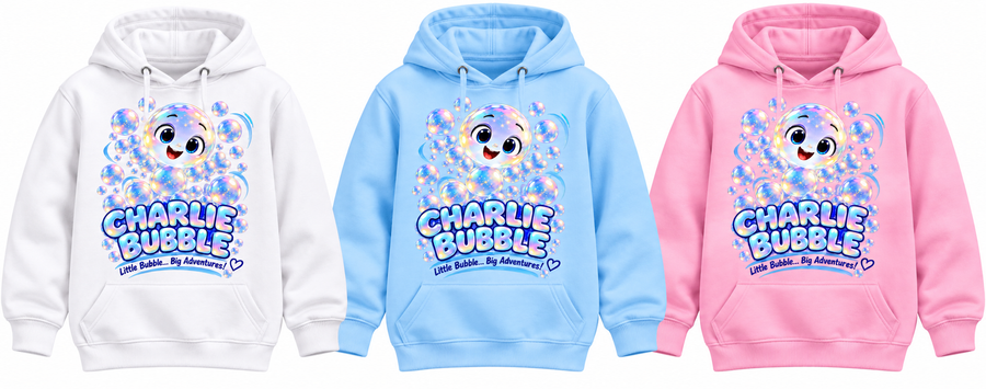 Charlie Bubble Kids Hoodie – Classic Charlie