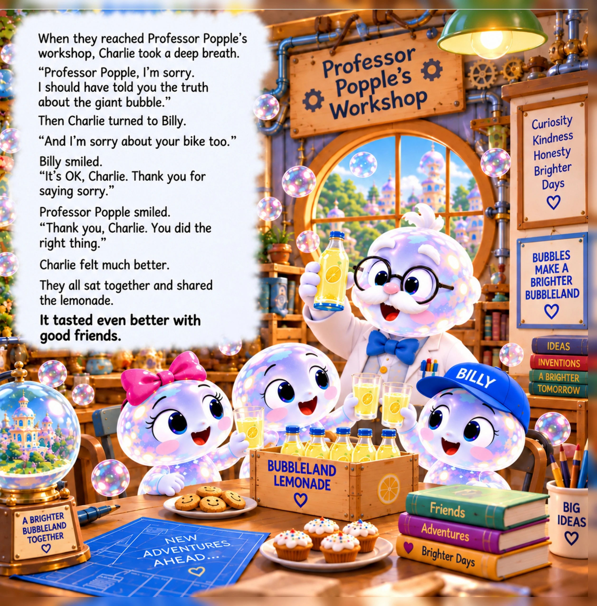 Interior page from Professor Popple's workshop