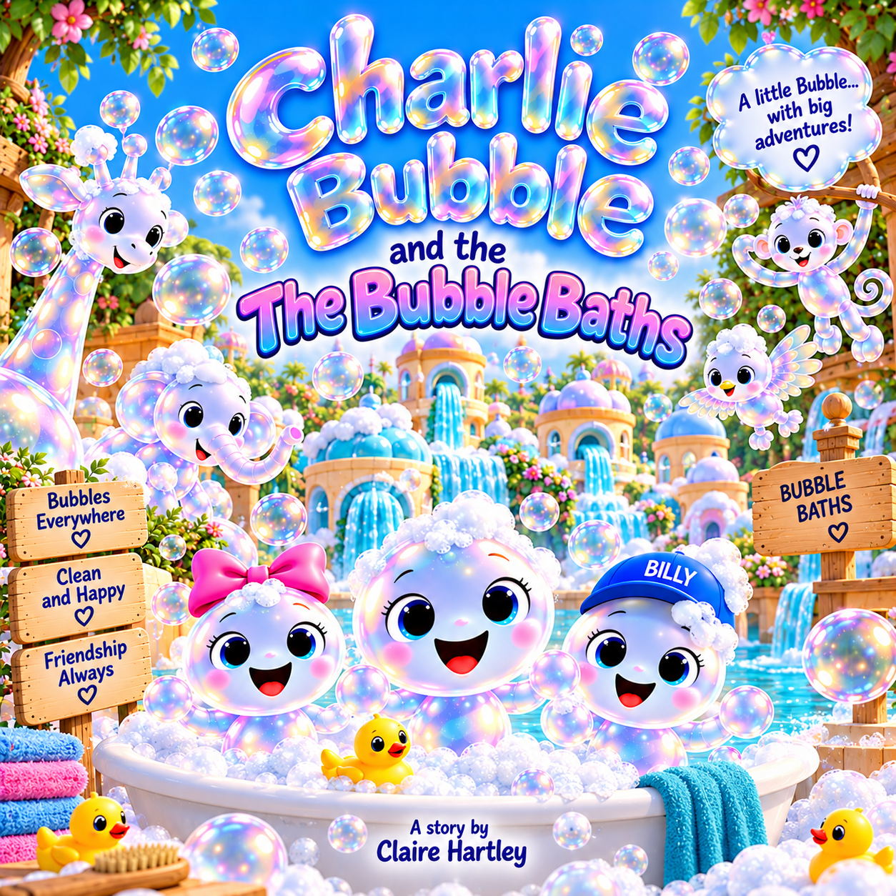 Front cover of Charlie Bubble and the Bubble Baths